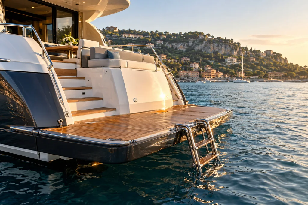 Yacht Charter Nice with Swim Platform